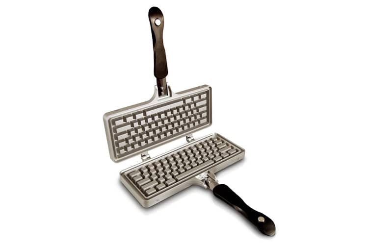 The Keyboard Waffle Iron