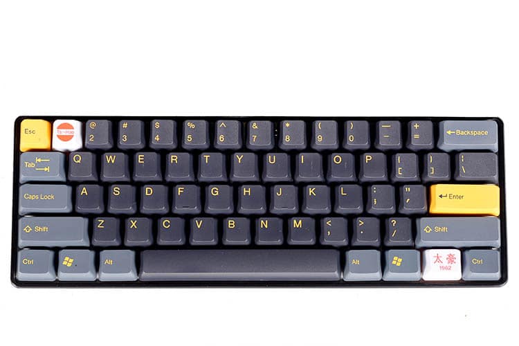 60 keyboard layout gk61