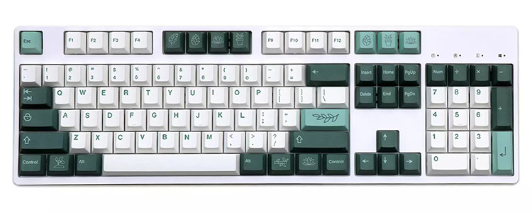 GMK Botanical Theme Keycaps For Customized Mechanical Keyboard