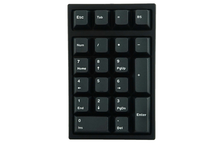 Leopold FC210TP Black Case Numpad Double Shot PBT Mechanical Keyboard