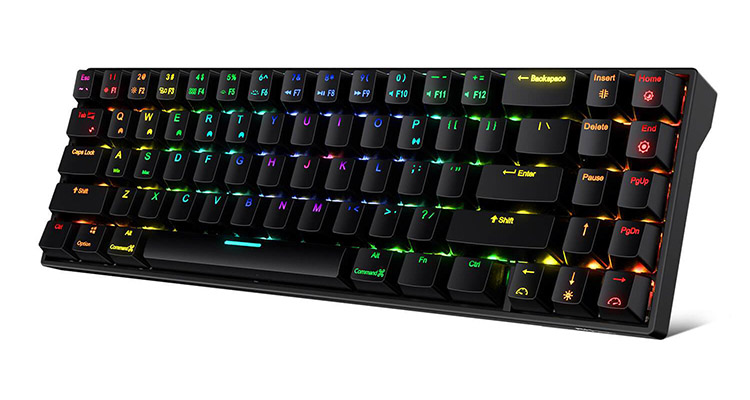 ROYAL KLUDGE RK71 71 Keys Wireless 70% RGB Mechanical Gaming Keyboard