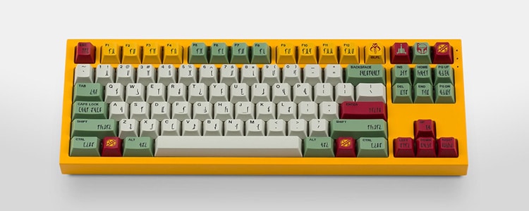  Star Wars BOBA FETT GMK ABS Double-Shot Keycaps