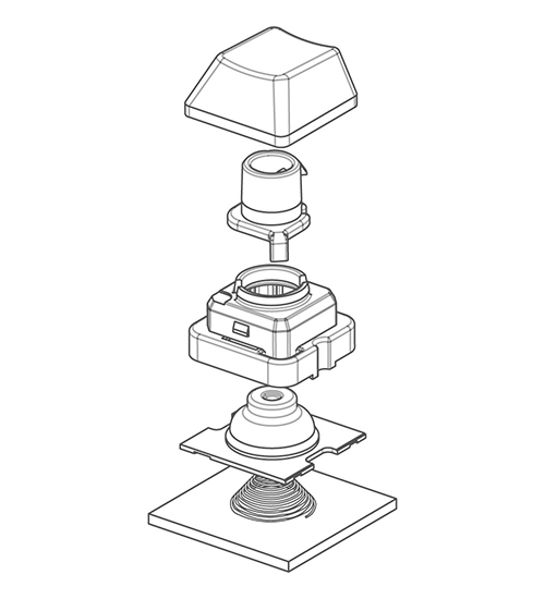 Topre Capacitive Key Switch