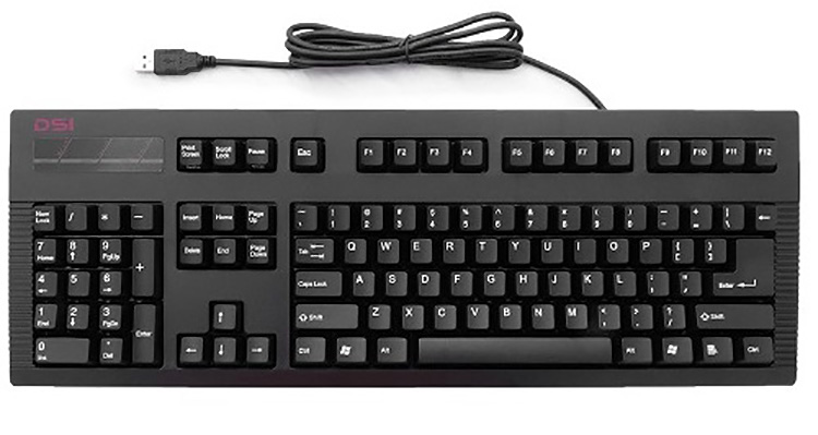 DSI Left-Handed Keyboard Black
