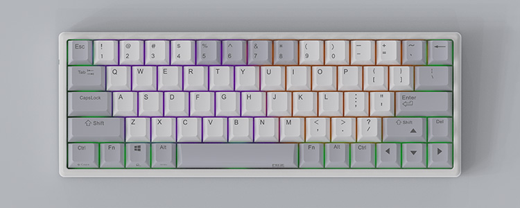 Niz Atom66 White Keyboard