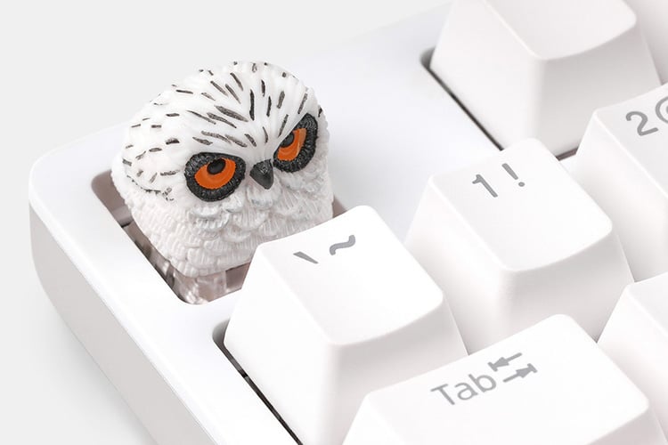 SUN FOREST OWL RESIN ARTISAN KEYCAP