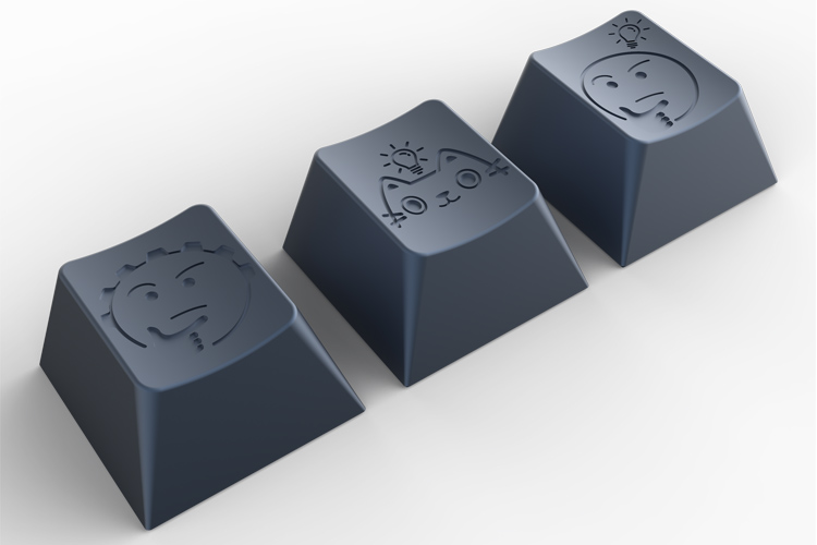 Think6.5 V2 Extra - Aluminum Artisan Keycaps