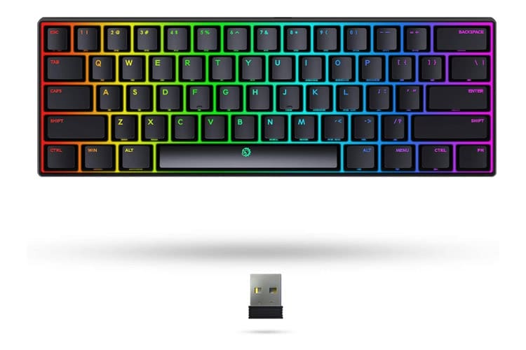 DREVO Seer MAX Mini 61-Key Wired/Wireless Bluetooth 5.1&2.4G Mechanical Keyboard