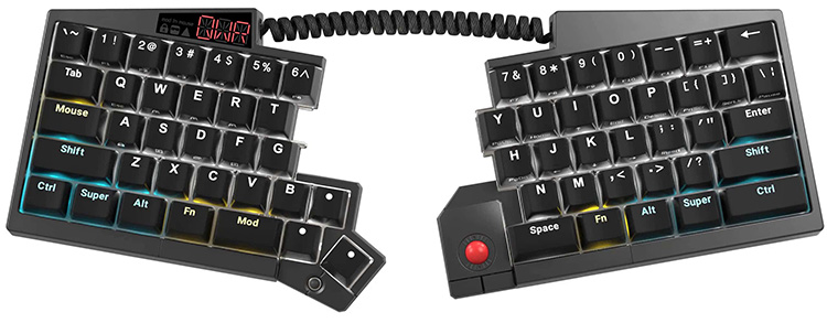 Ultimate Hacking Keyboard v2 the keyboard for professionals