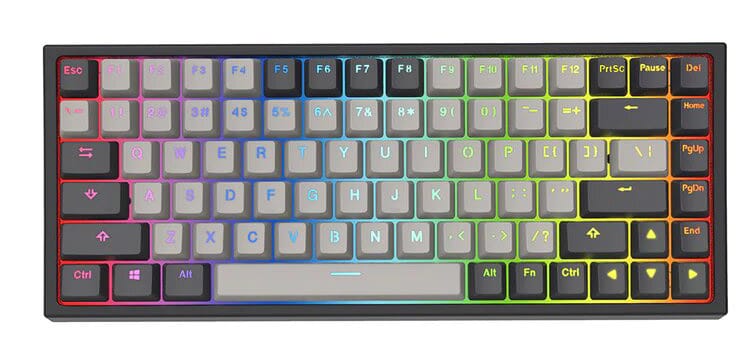 YUNZII KC84- 84 Keys Hot-Swappable Wired Mechanical Keyboard